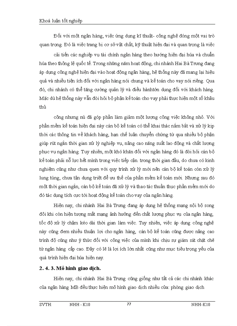 image for page Giải pháp hoàn thiện kế toán cho vay tại ngân hàng TMCP Quân Đội chi nhánh Hai Bà Trưng