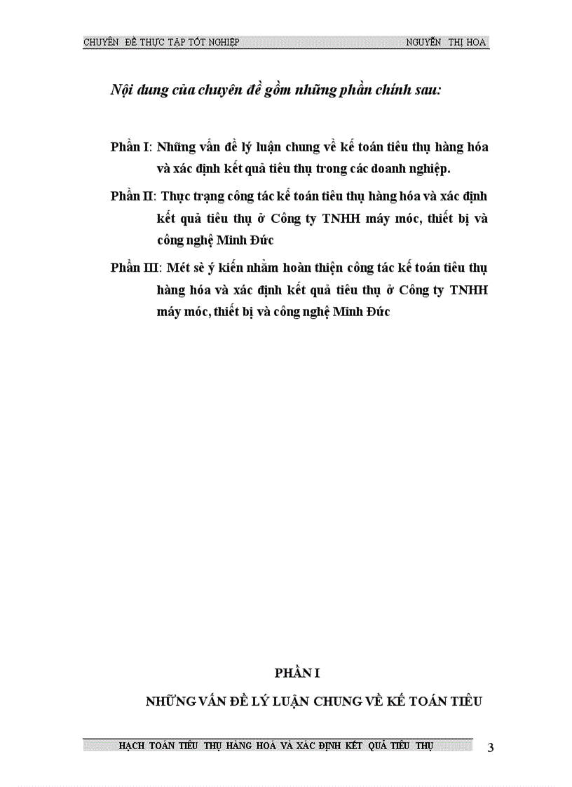 image for page Kế toán tiêu thụ hàng hoá và xác định kết quả tiêu thụ trong Công ty TNHH máy móc,thiết bị và công nghệ Minh Đức .