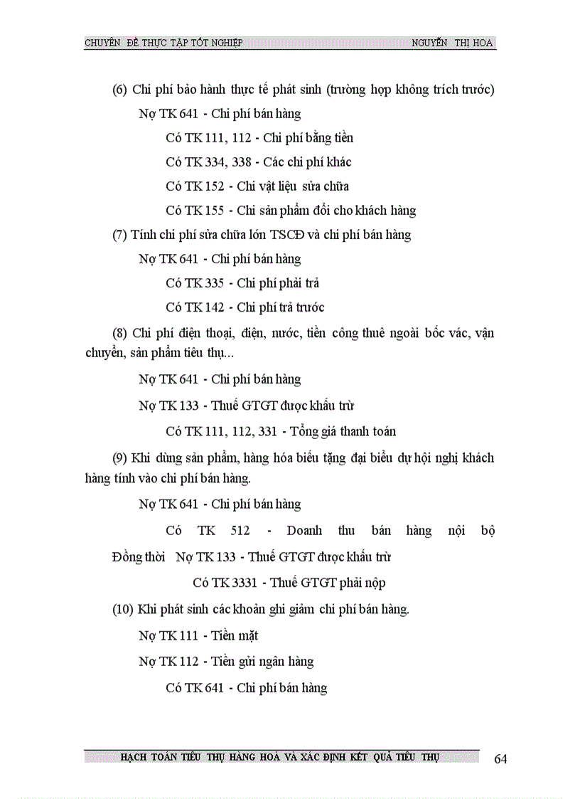 image for page Kế toán tiêu thụ hàng hoá và xác định kết quả tiêu thụ trong Công ty TNHH máy móc,thiết bị và công nghệ Minh Đức .