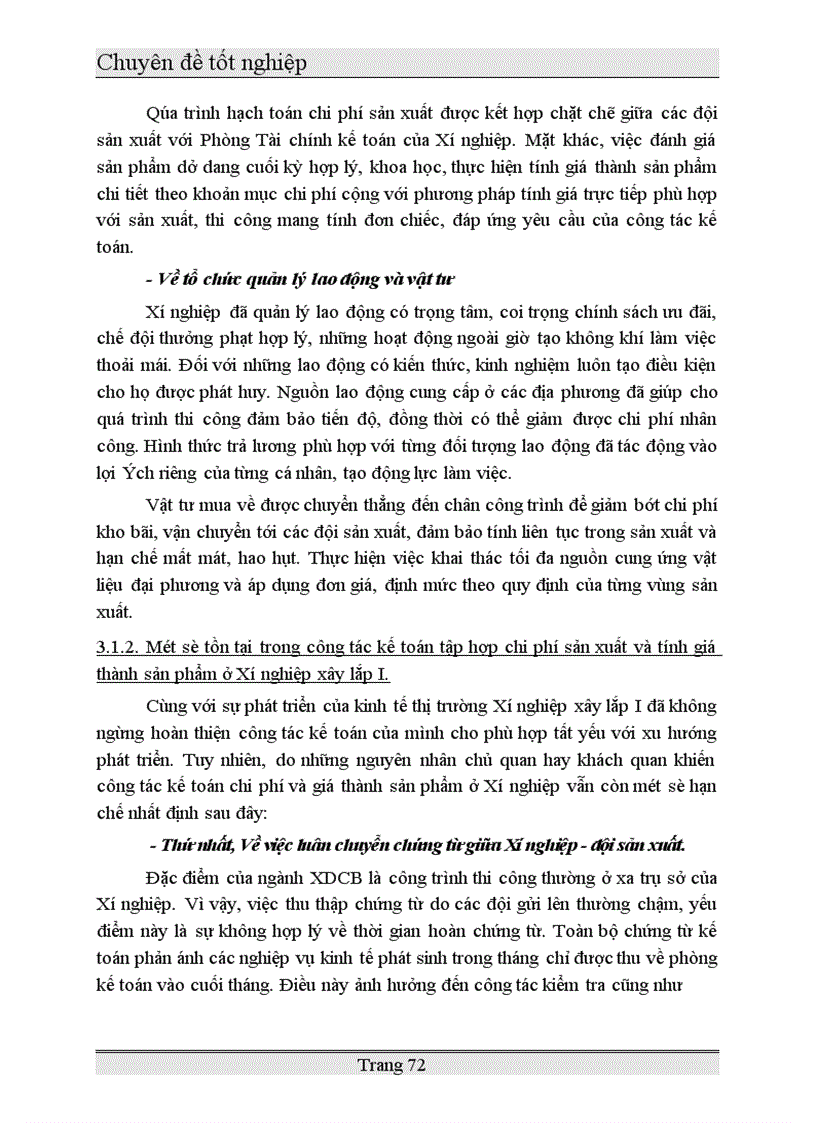 image for page Báo cáo thực tập tại Xí nghiệp xây lắp I