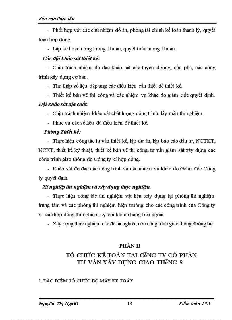 image for page Hoàn thiện kế toán chi phí sản xuất và tính giá thành sản phẩm tại Công ty cổ phần tư vấn xây dựng giao thông 8
