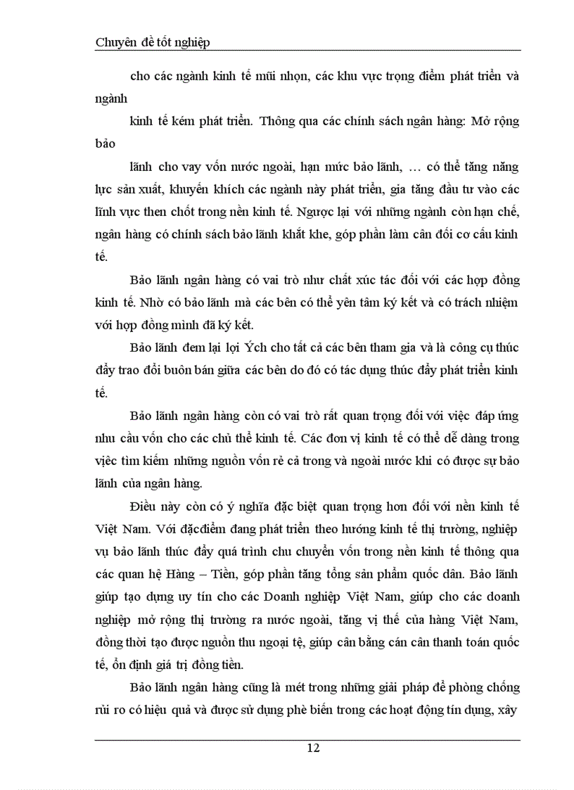 image for page Một số giải pháp nhằm hoàn thiện nghiệp vụ bảo lãnh tại Ngân hàng Công thương Cầu Giấy