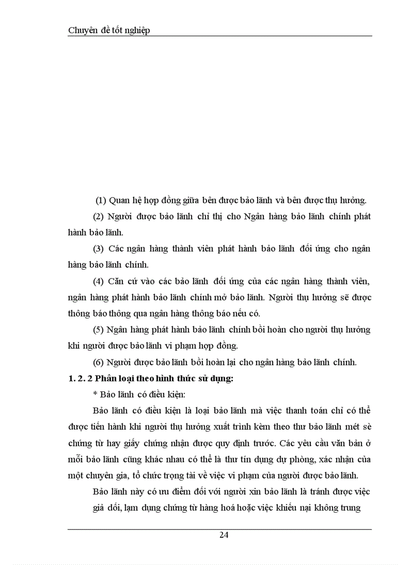 image for page Một số giải pháp nhằm hoàn thiện nghiệp vụ bảo lãnh tại Ngân hàng Công thương Cầu Giấy