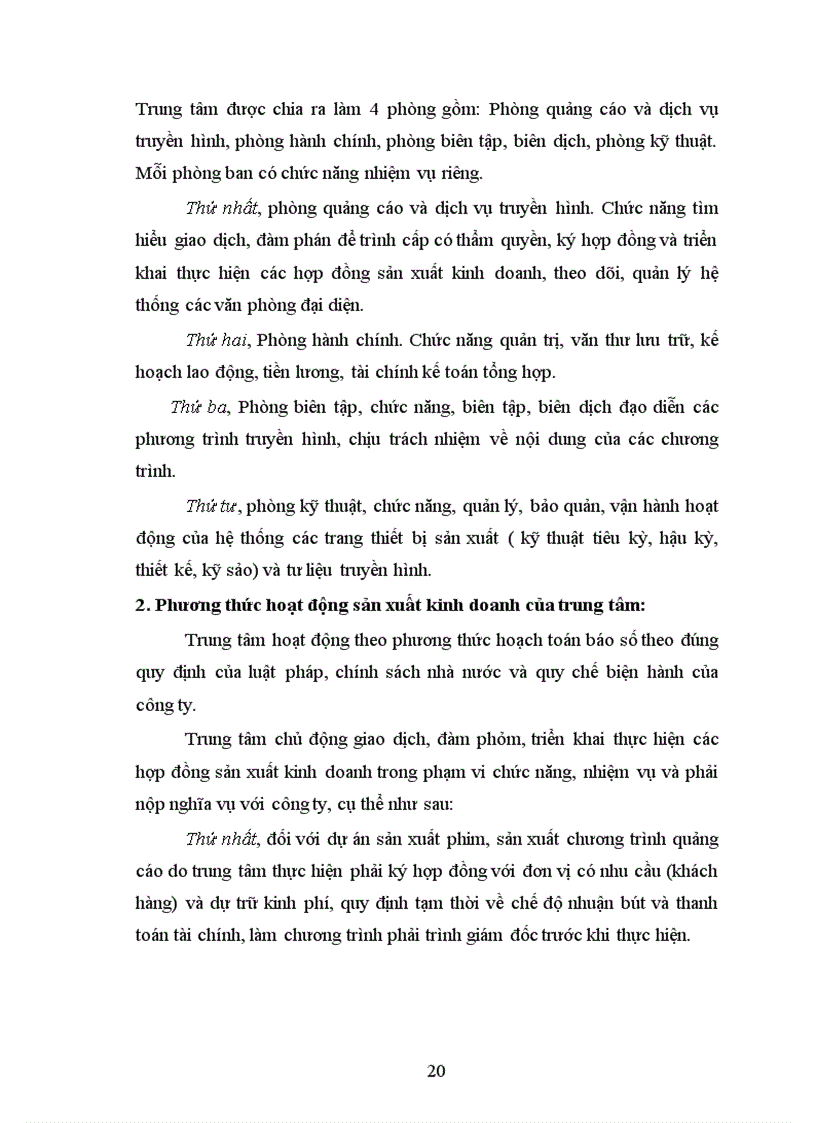 image for page Một số giải pháp hoàn thiện Marketing mix tại Trung tâm khai thác và sản xuất chương trình Hà Nội