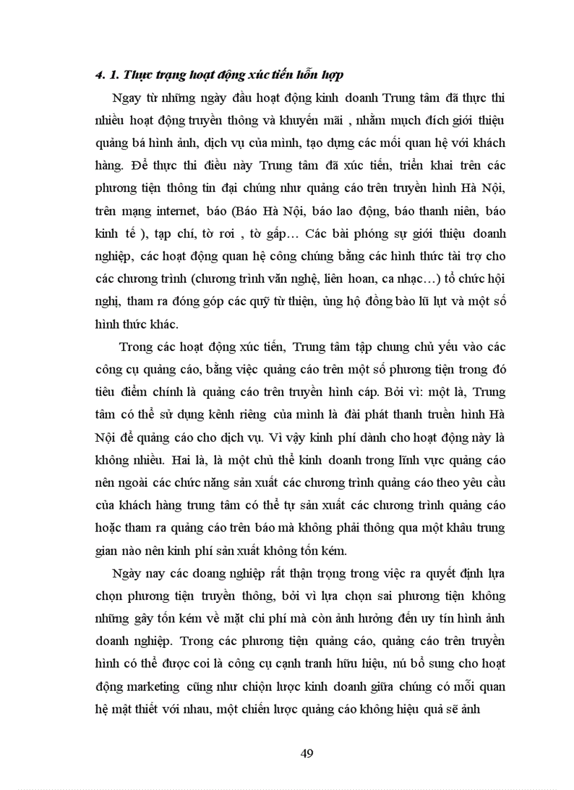 image for page Một số giải pháp hoàn thiện Marketing mix tại Trung tâm khai thác và sản xuất chương trình Hà Nội