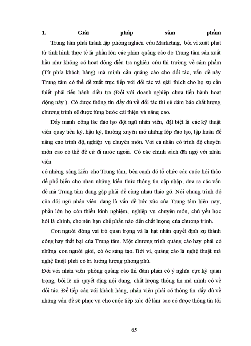 image for page Một số giải pháp hoàn thiện Marketing mix tại Trung tâm khai thác và sản xuất chương trình Hà Nội