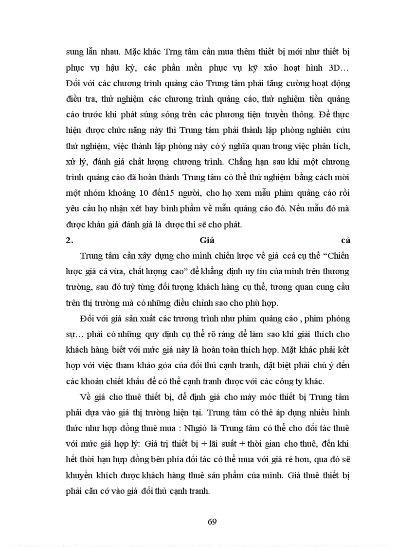 image for page Một số giải pháp hoàn thiện Marketing mix tại Trung tâm khai thác và sản xuất chương trình Hà Nội