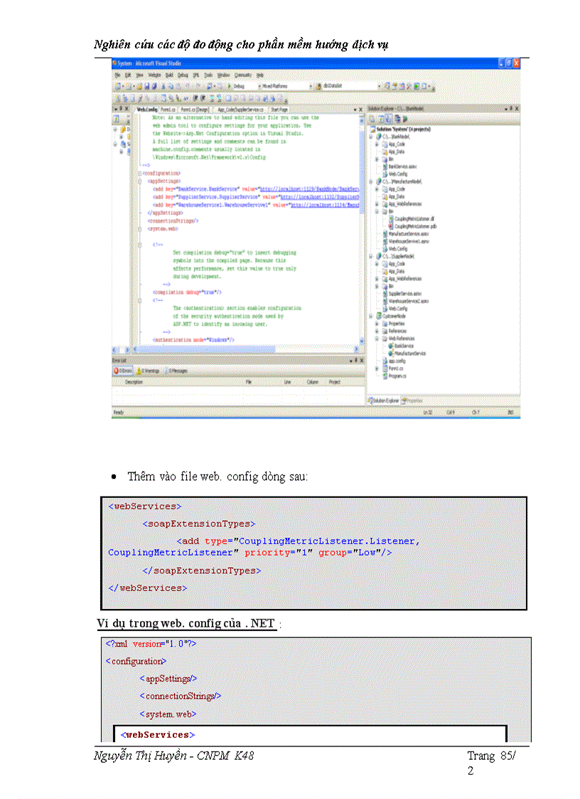 image for page Nghên cứu đo đọ cho phần mèm hướng dịch vụ