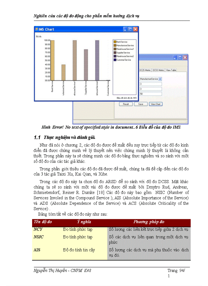 image for page Nghên cứu đo đọ cho phần mèm hướng dịch vụ