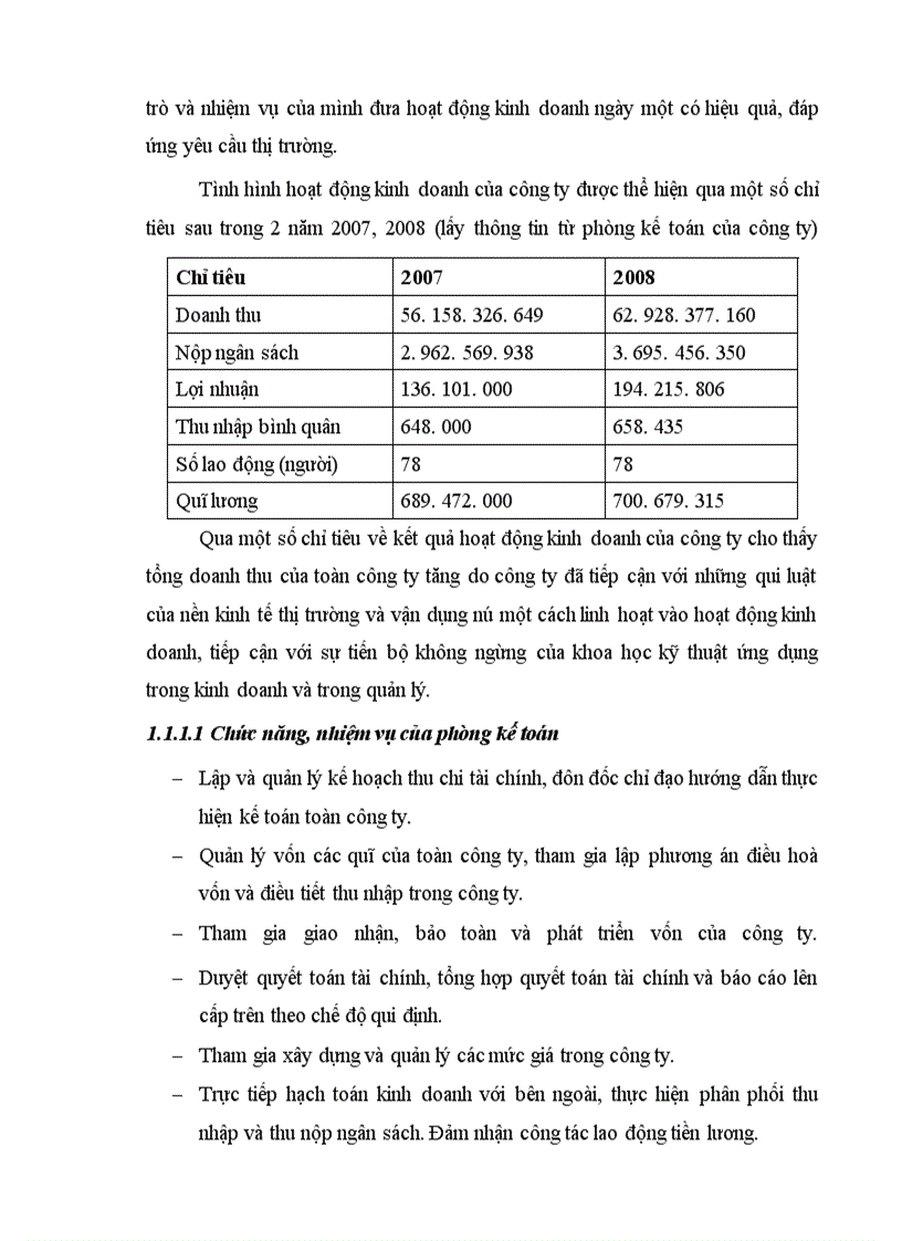 image for page Tổ chức công tác kế toán bán hàng và xác định kết quả kinh doanh tại Công Ty TNHH Minh Cương