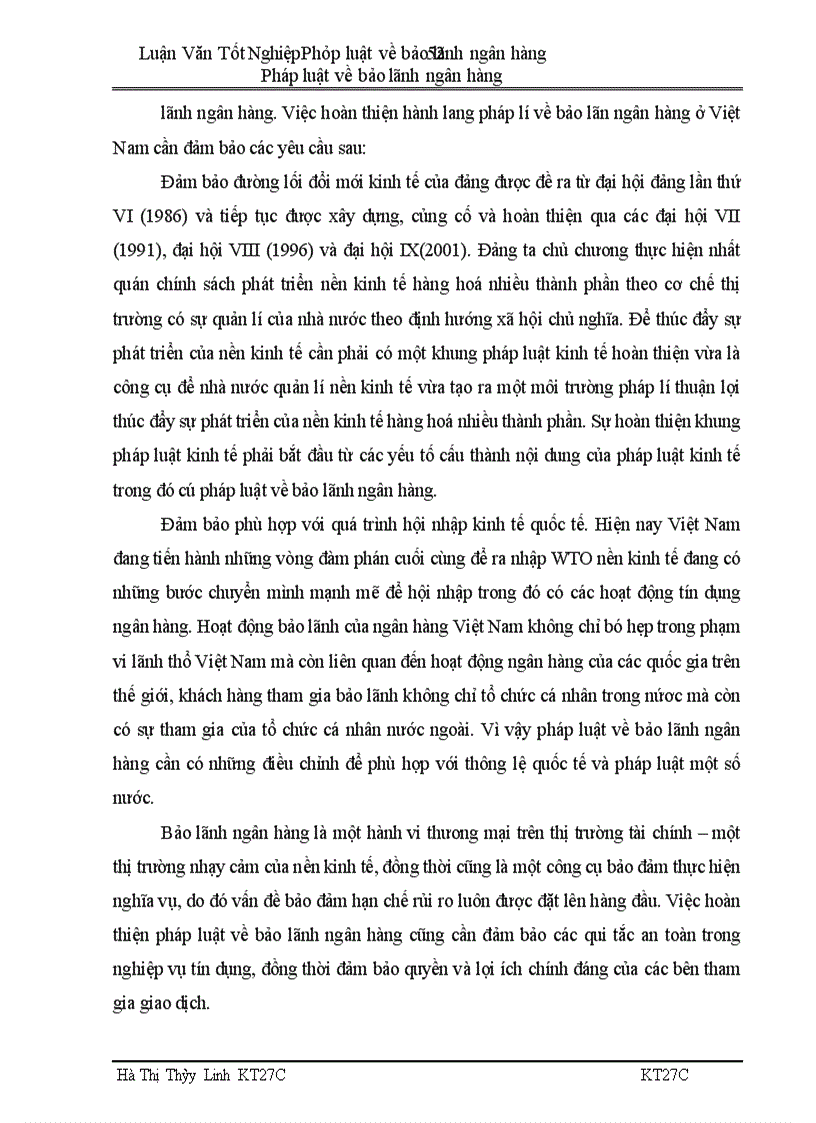 image for page Pháp luật về hoạt động bảo lãnh ngân hàng ở Việt Nam