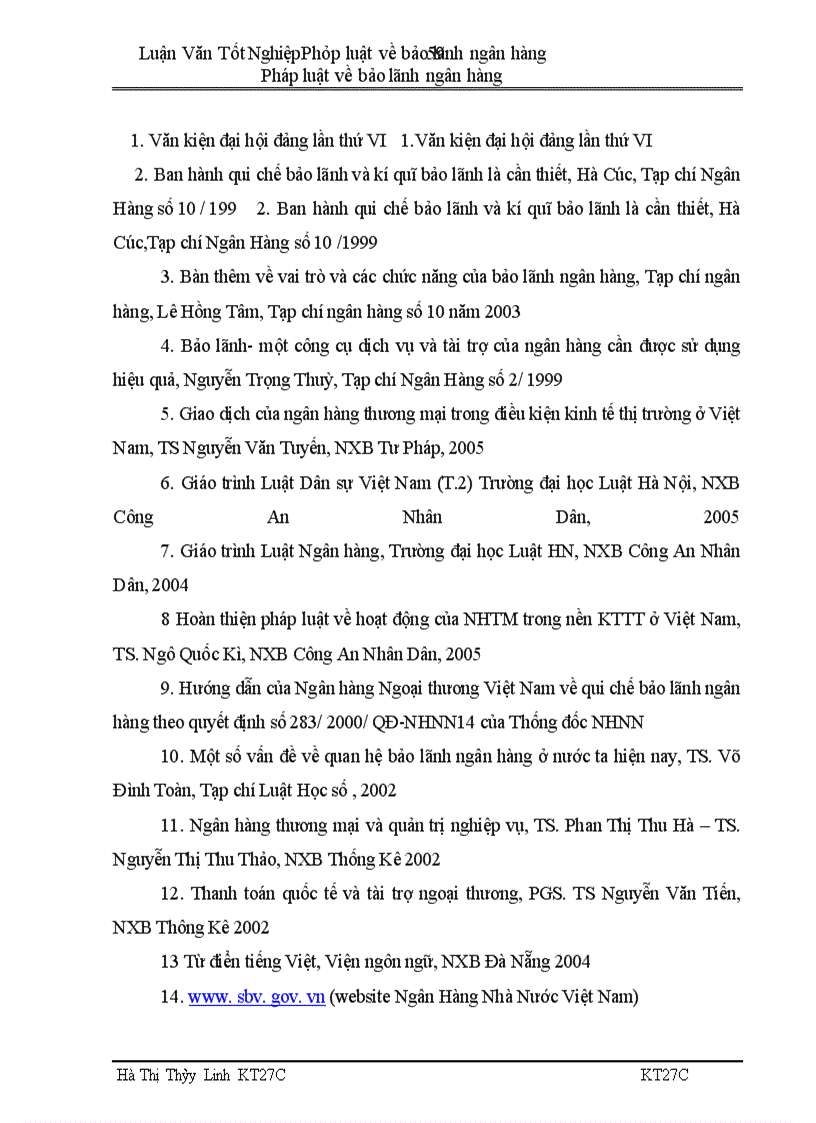 image for page Pháp luật về hoạt động bảo lãnh ngân hàng ở Việt Nam