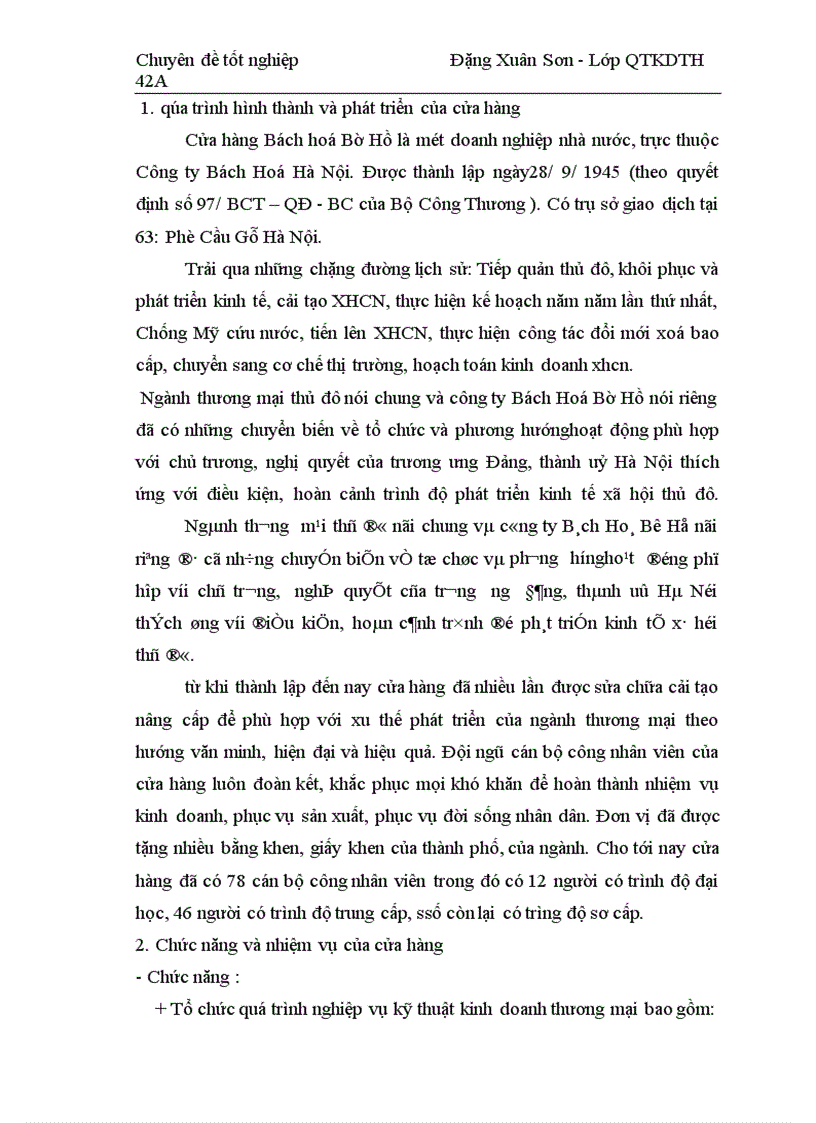 image for page Một số giải pháp hoàn thiện Marketing bán lẻ ở cửa hàng Bách hoá Bờ Hồ – Công ty Bách hoá Hà Nội