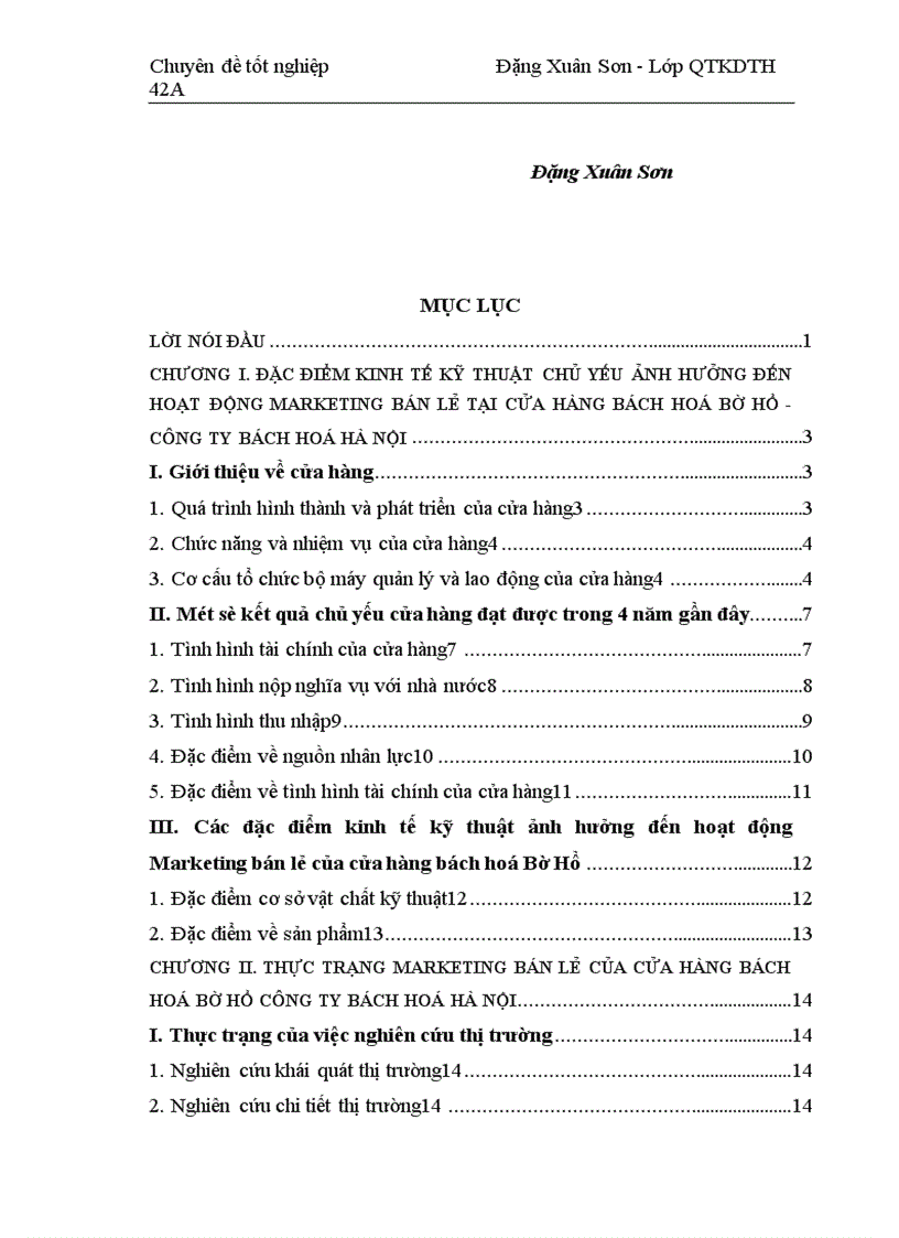 image for page Một số giải pháp hoàn thiện Marketing bán lẻ ở cửa hàng Bách hoá Bờ Hồ – Công ty Bách hoá Hà Nội