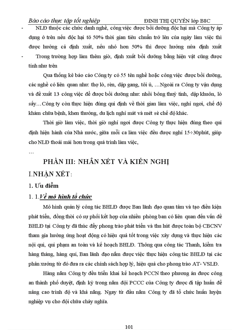 image for page Công tác bảo hộ lao động của công ty cơ khí hà nội