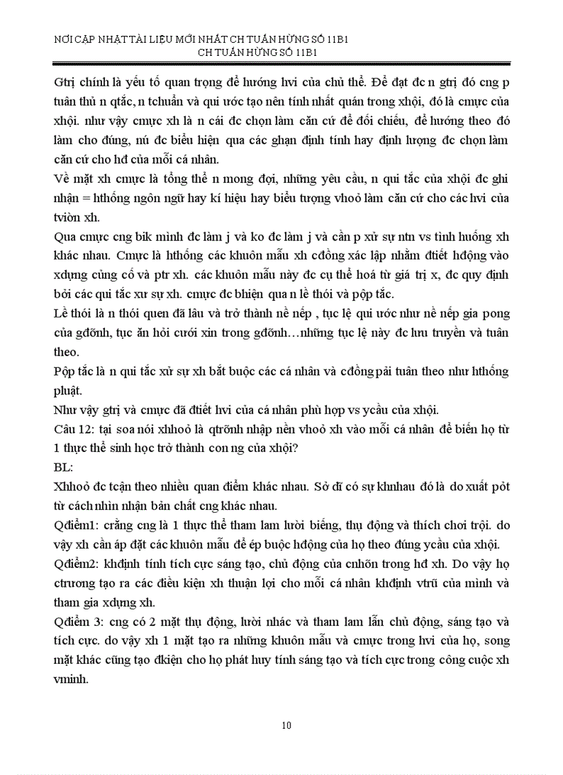 image for page Tài liệu thi xã hội học