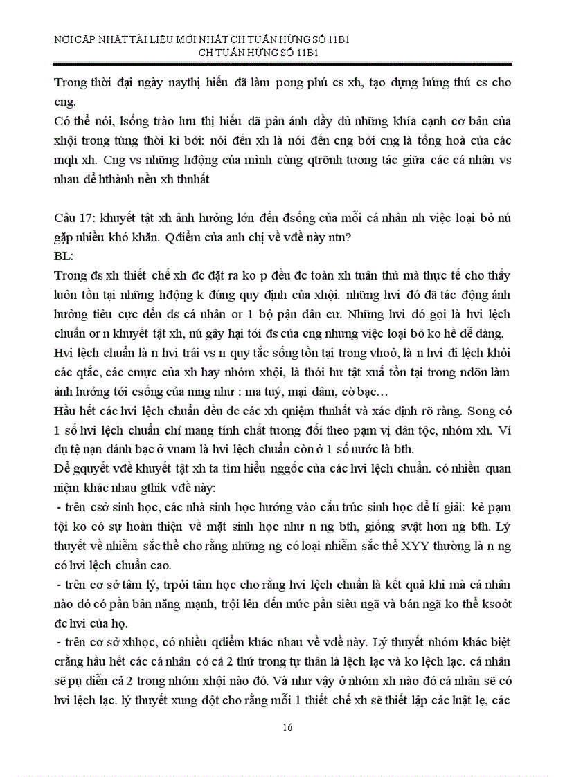 image for page Tài liệu thi xã hội học