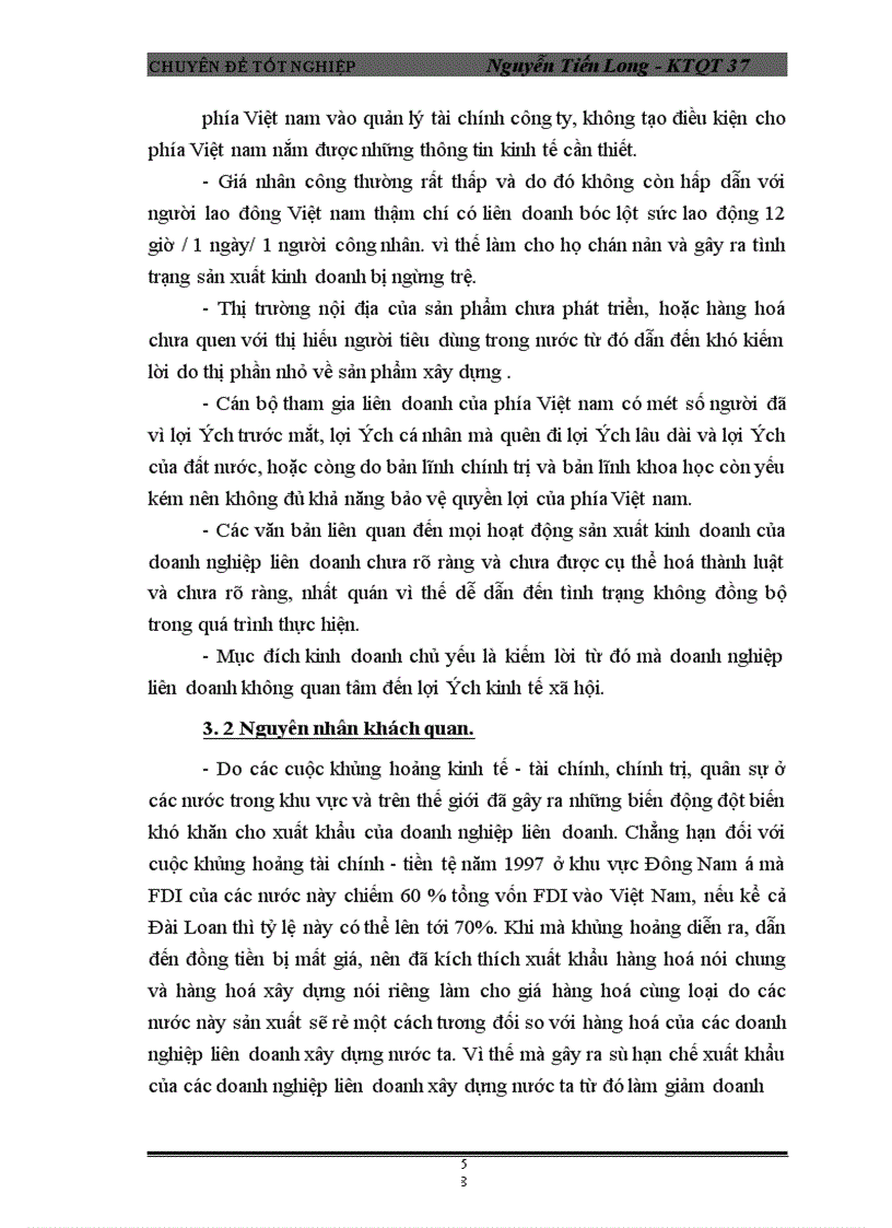 image for page Những điều kiện và giải pháp chủ yếu để nâng cao hiệu quả của hình thức hợp tác liên doanh với nước ngoài trong các đơn vị thuộc Bộ xây dựng