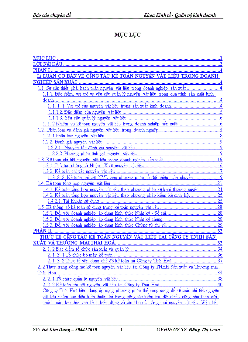 image for page Hoàn thiện công tác kế toán nguyên vật liệu tại Công ty TNHH Sản xuất và Thương mại Thái Hòa