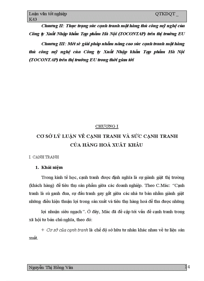 image for page Một số giải pháp nhằm nâng cao sức cạnh tranh mặt hàng thủ công mỹ nghệ của Công ty Xuất Nhập khẩu Tạp phẩm Hà Nội (TOCONTAP) trên thị trường EU