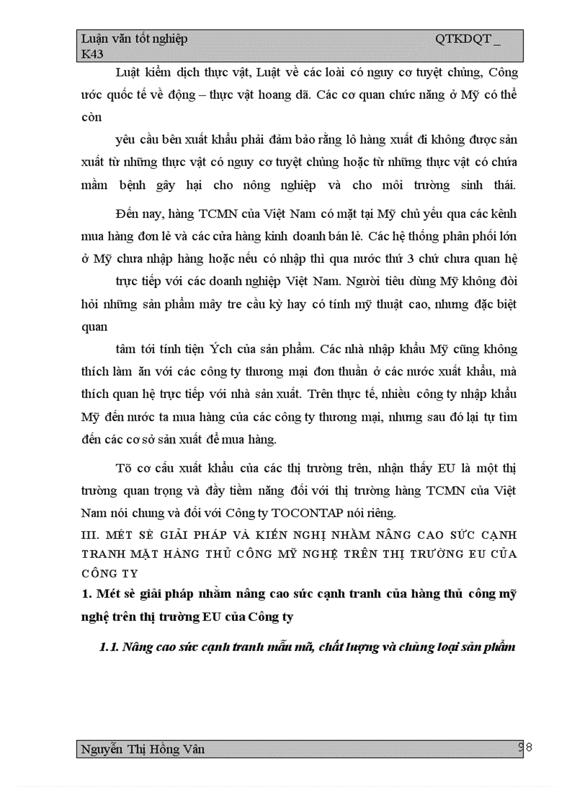 image for page Một số giải pháp nhằm nâng cao sức cạnh tranh mặt hàng thủ công mỹ nghệ của Công ty Xuất Nhập khẩu Tạp phẩm Hà Nội (TOCONTAP) trên thị trường EU