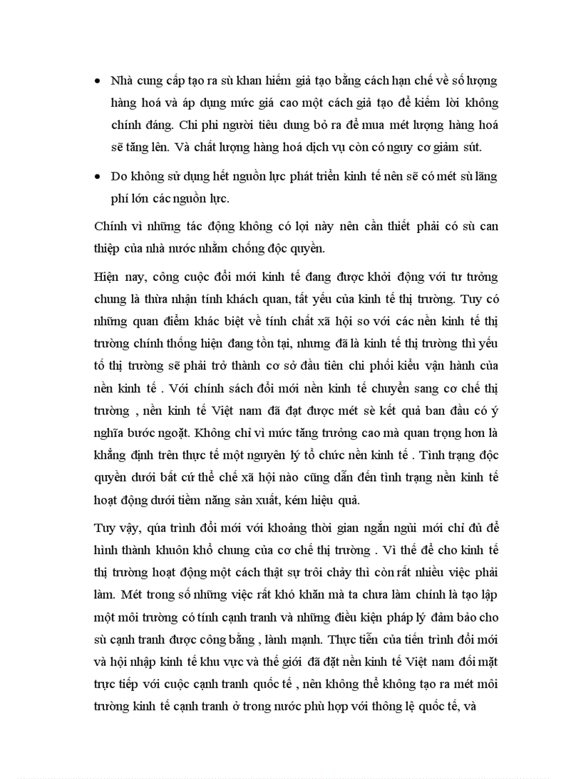 image for page Tình hình cạnh tranh trên thế giới