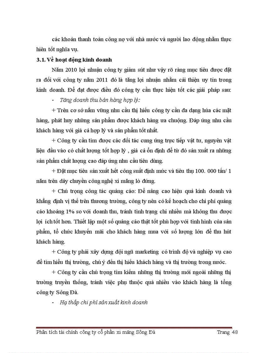 image for page Giải pháp nâng cao hiệu quả hoạt động tài chính công ty cổ phần xi măng sông Đà.