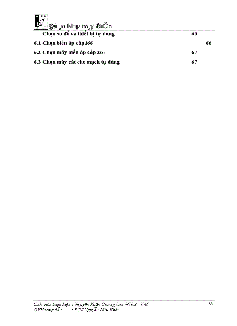 image for page Đồ án nhà máy điện