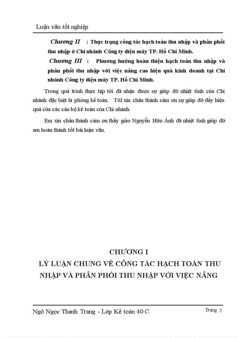 image for page Hạch toán thu nhập và phân phối thu nhập với việc nâng cao hiệu quả ở Chi nhánh Công ty điện máy TP. Hồ Chí Minh.