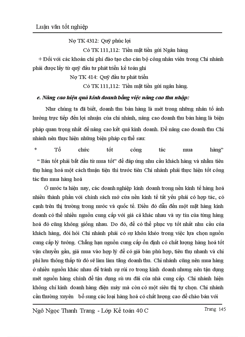 image for page Hạch toán thu nhập và phân phối thu nhập với việc nâng cao hiệu quả ở Chi nhánh Công ty điện máy TP. Hồ Chí Minh.