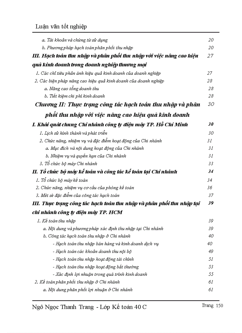 image for page Hạch toán thu nhập và phân phối thu nhập với việc nâng cao hiệu quả ở Chi nhánh Công ty điện máy TP. Hồ Chí Minh.