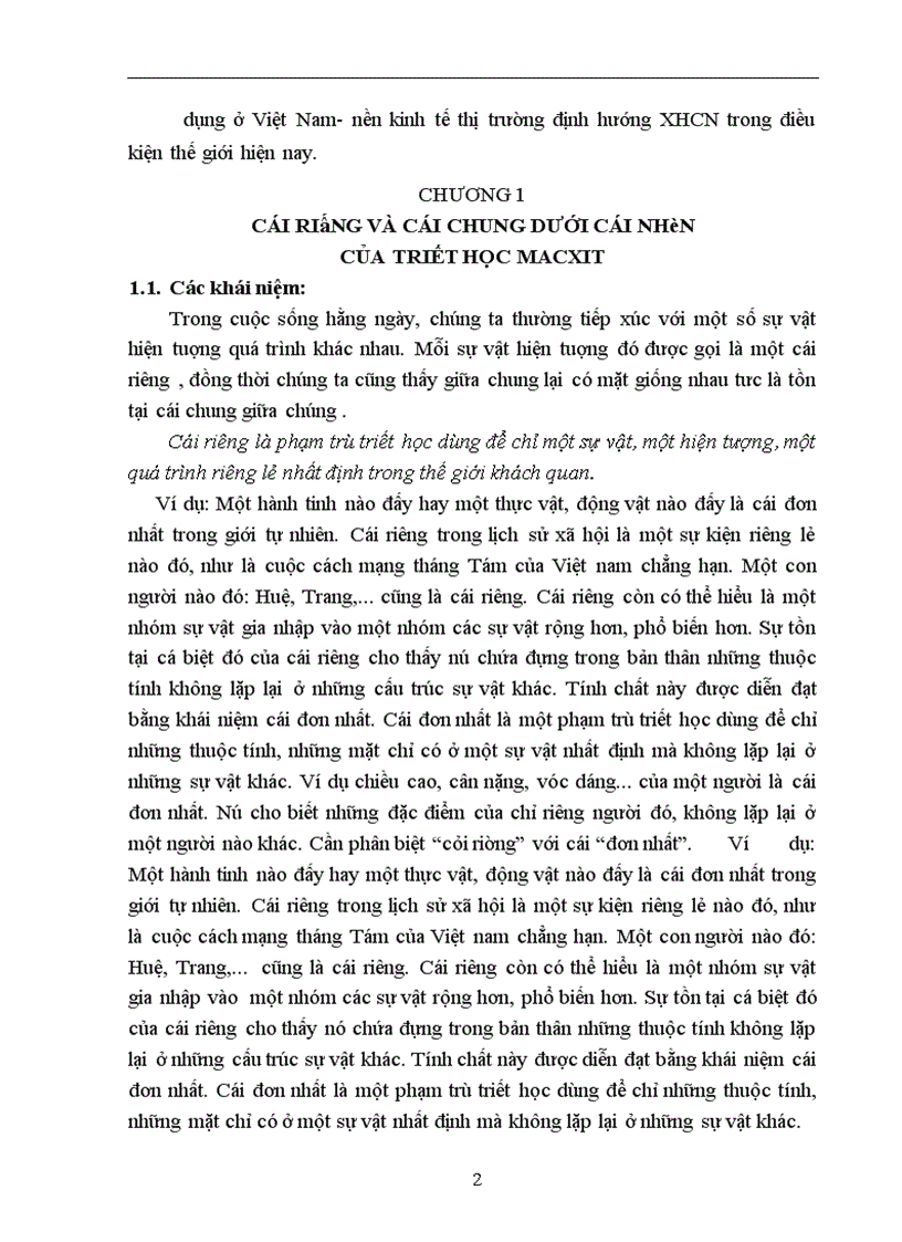 image for page Những giải pháp phát triển kinh tế thị trường ở việt nam trên cơ sở nguyên lý về cái chung và cái riêng