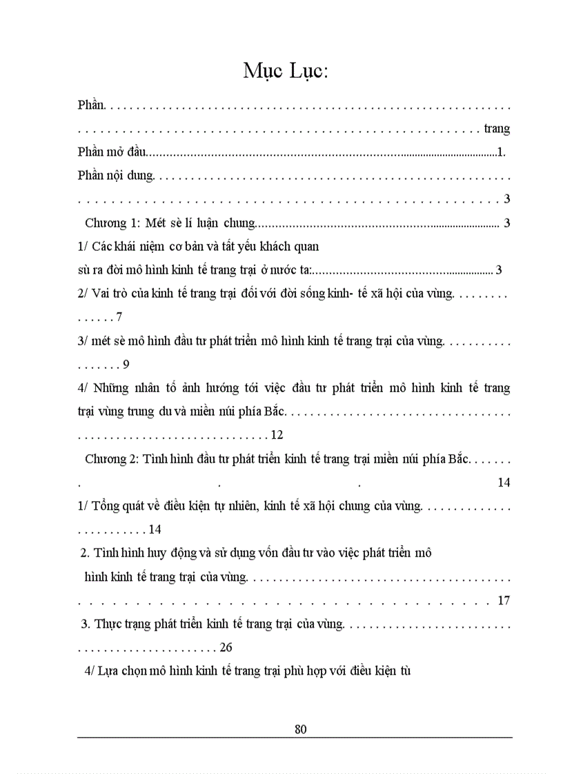 image for page Tình hình đầu tư phát triển kinh tế trang trại miền núi phía Bắc: