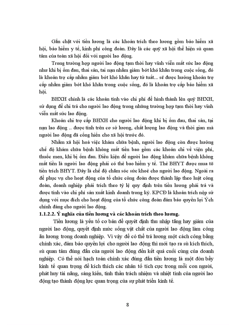 image for page Kế toan tiền lương và các khoản trích theo lương tại Công ty trách nhiệm hữu hạn Tân Trường Thành làm khoá luận tốt nghiệp.