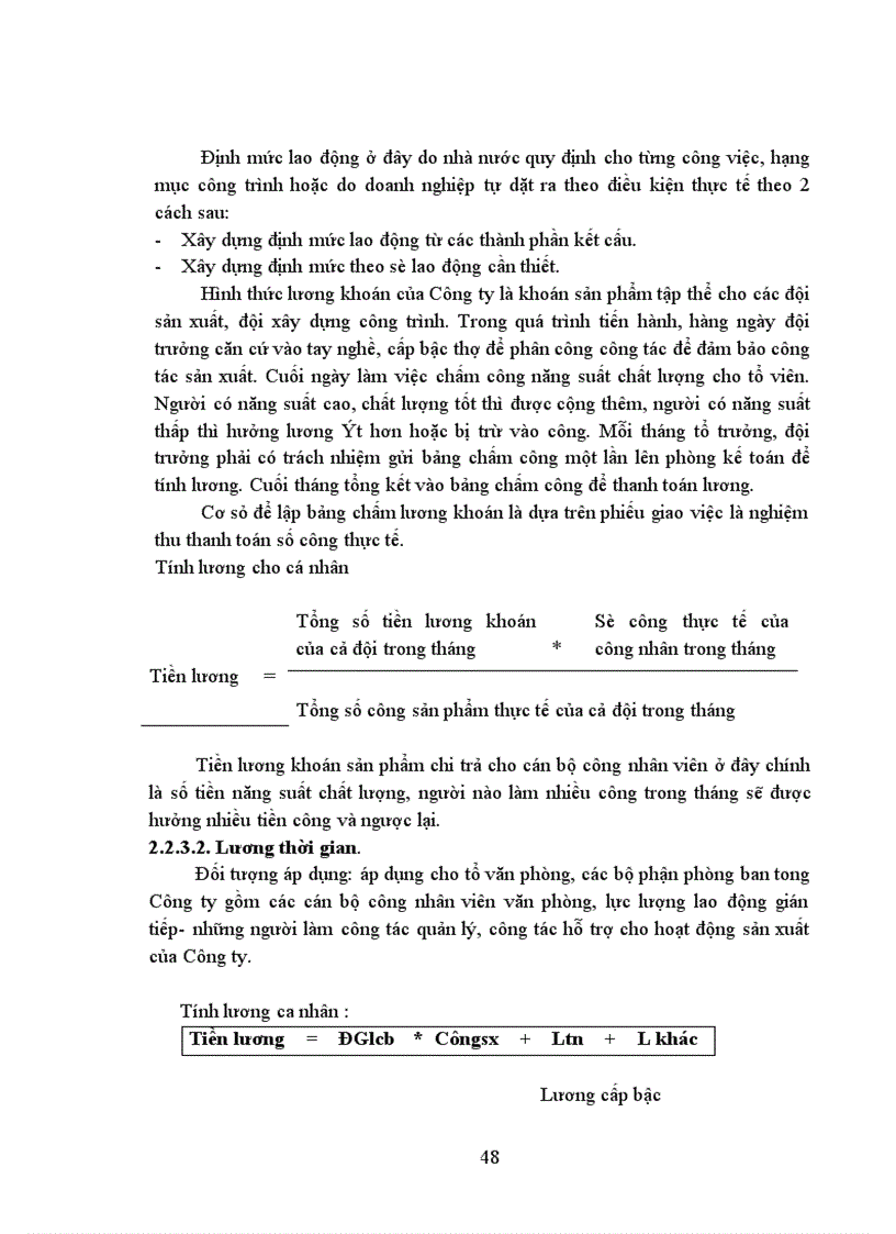 image for page Kế toan tiền lương và các khoản trích theo lương tại Công ty trách nhiệm hữu hạn Tân Trường Thành làm khoá luận tốt nghiệp.