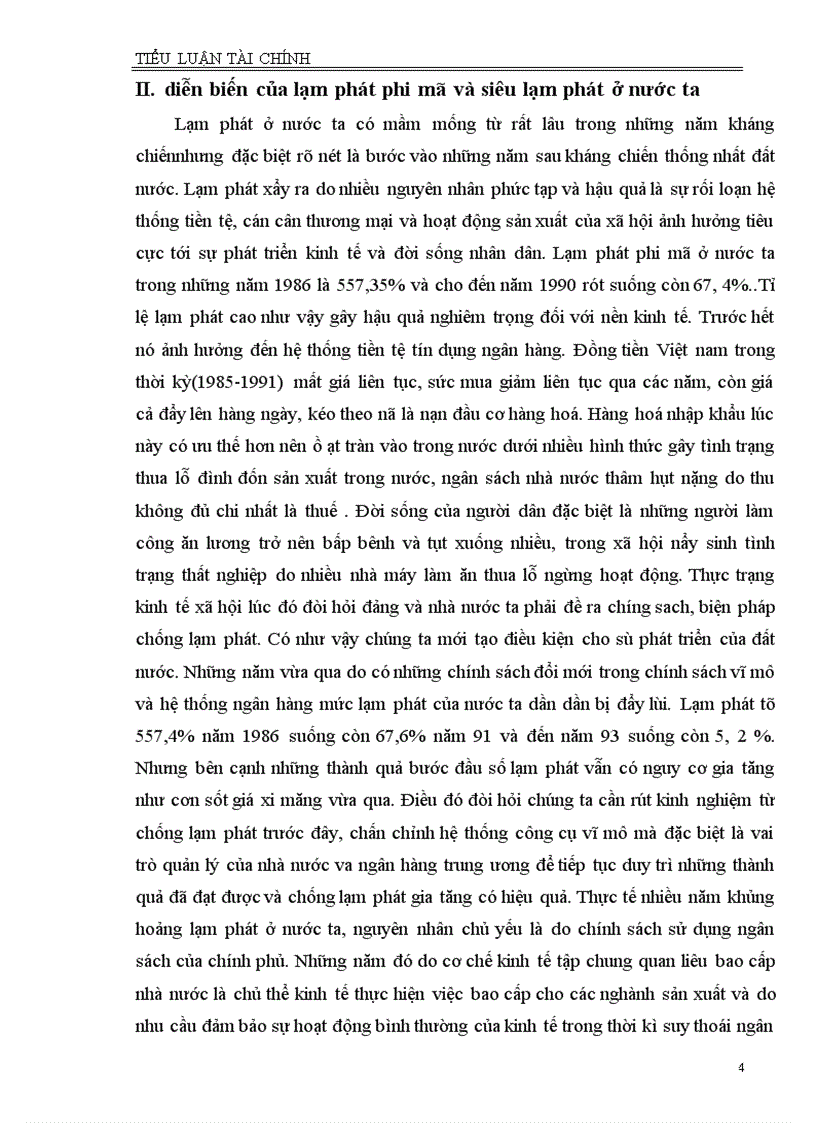 image for page Lạm phát và kìm chế lạm phát ở nước ta Hà nội 6 - 2002