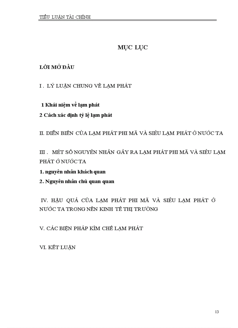 image for page Lạm phát và kìm chế lạm phát ở nước ta Hà nội 6 - 2002