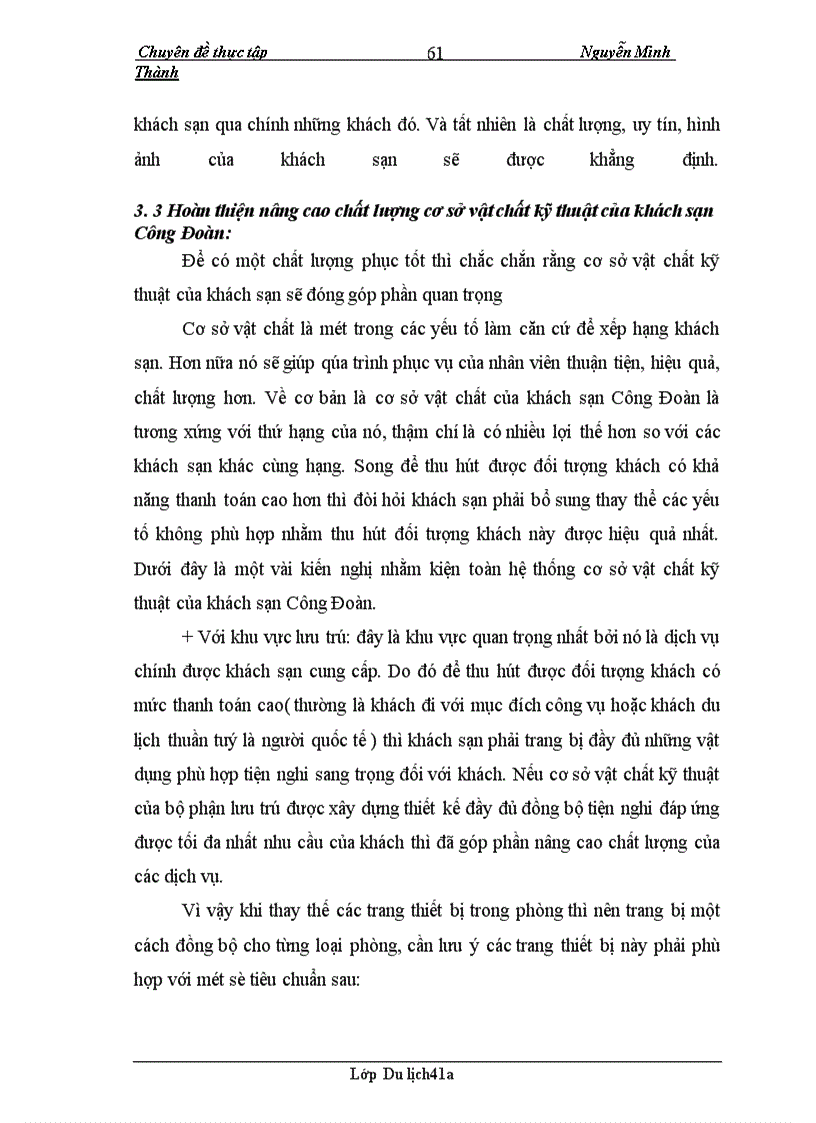 image for page Xác định thị trường mục tiêu và một số kiến nghị đối với hoạt động thu hút khách của khách sạn Công Đoàn