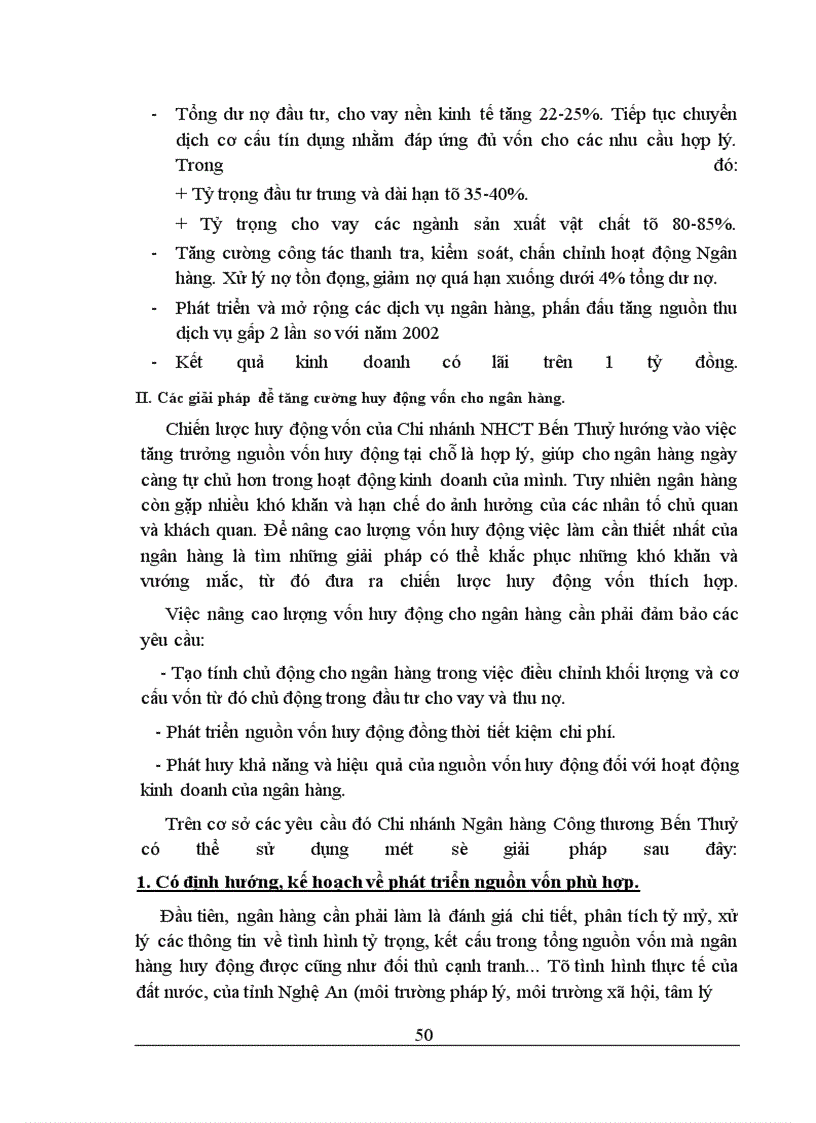 image for page Giải pháp tăng cường huy động vốn tại Chi nhánh Ngân hàng Công thương Bến Thuỷ – Thành phố Vinh – Nghệ An