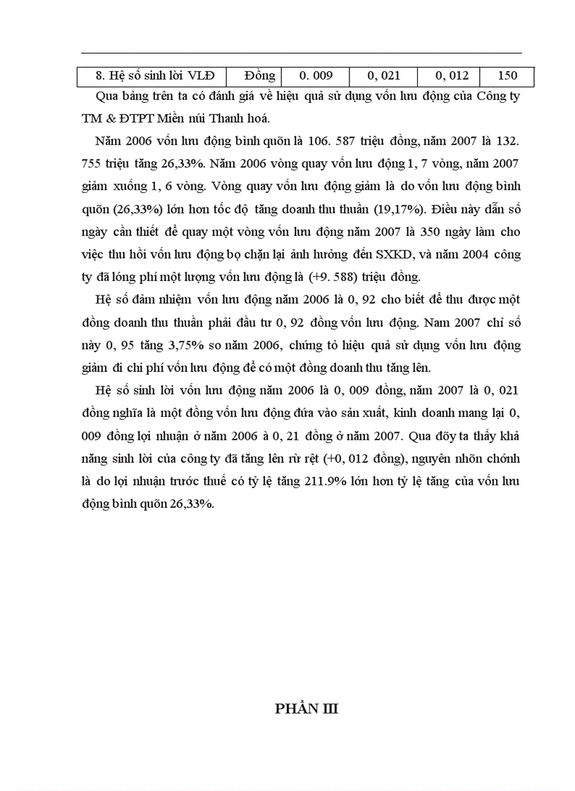 image for page Một số giải pháp nâng cao hiệu quả sử dụng vốn lưu động tại công ty Thương mại và đầu tư phát triển Miền núi Thanh Hoá