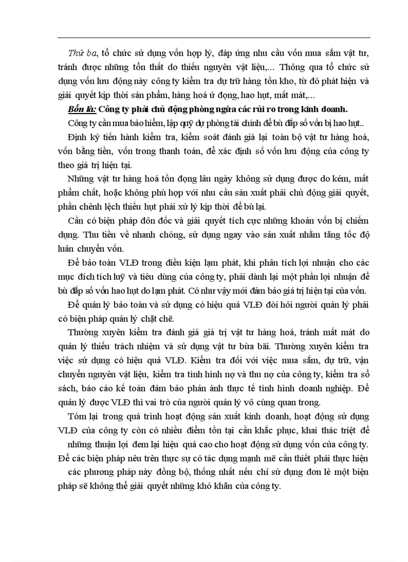 image for page Một số giải pháp nâng cao hiệu quả sử dụng vốn lưu động tại công ty Thương mại và đầu tư phát triển Miền núi Thanh Hoá