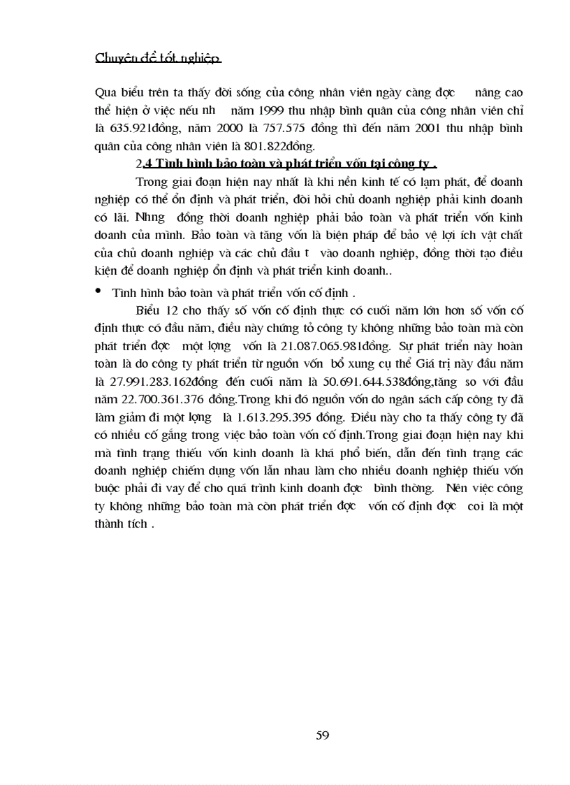 image for page Bảo toàn và phát triển vốn tại công ty Dệt may Hà nội