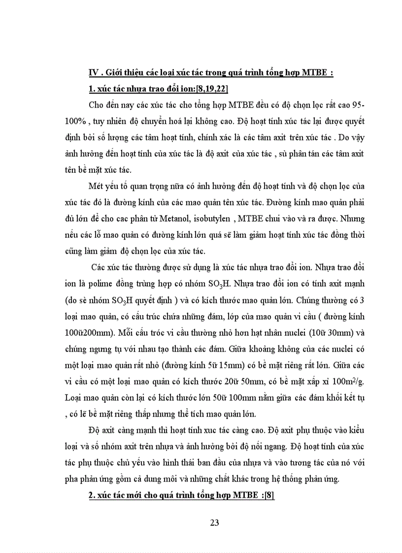 image for page Thiết kế phân xưởng sản xuất MTBE từ isobutan năng suất 25.000 tấn/năm