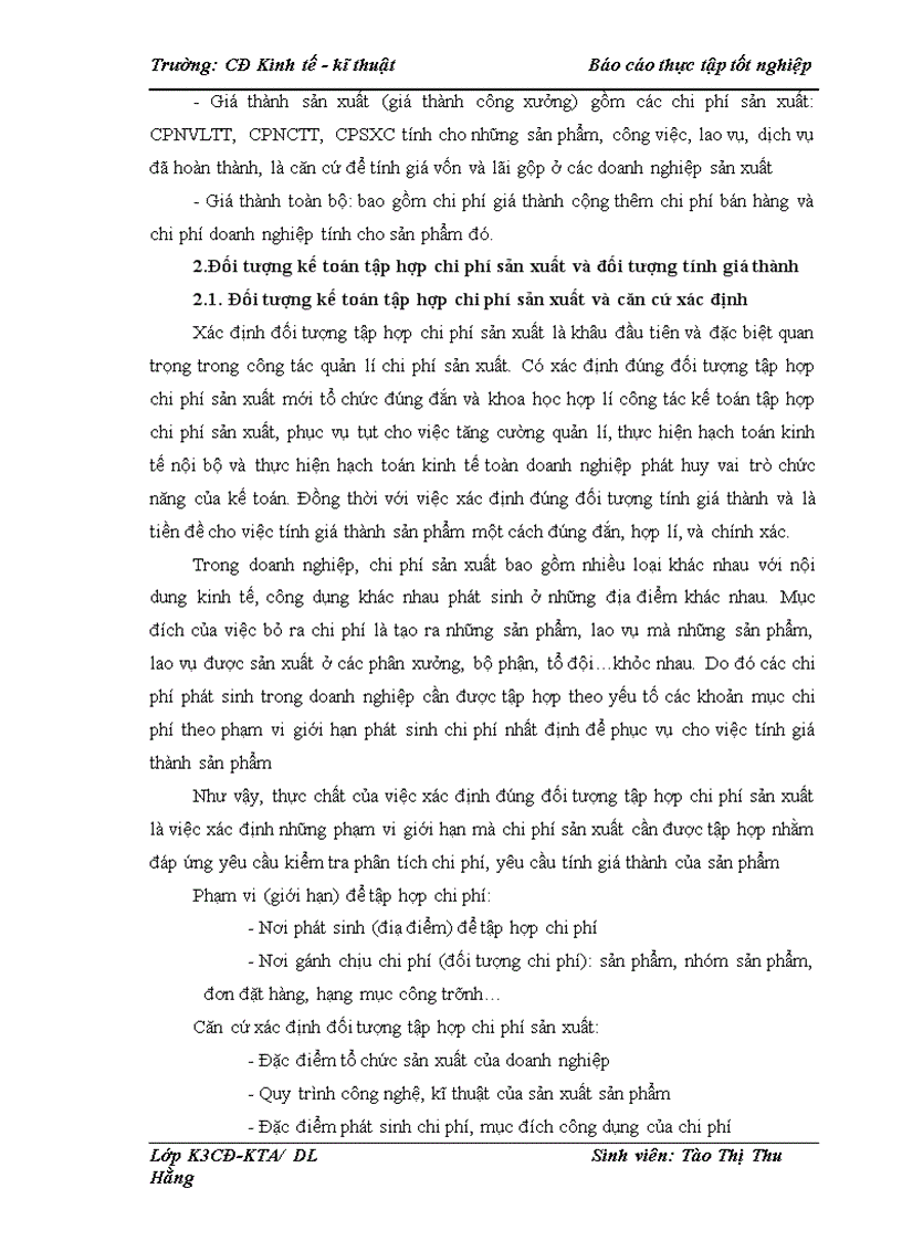 image for page Tổ chức công tác kế toán tập hợp chi phí sản xuất và tính giá thành sản phẩm tại Hợp tác xã Xuân Dương