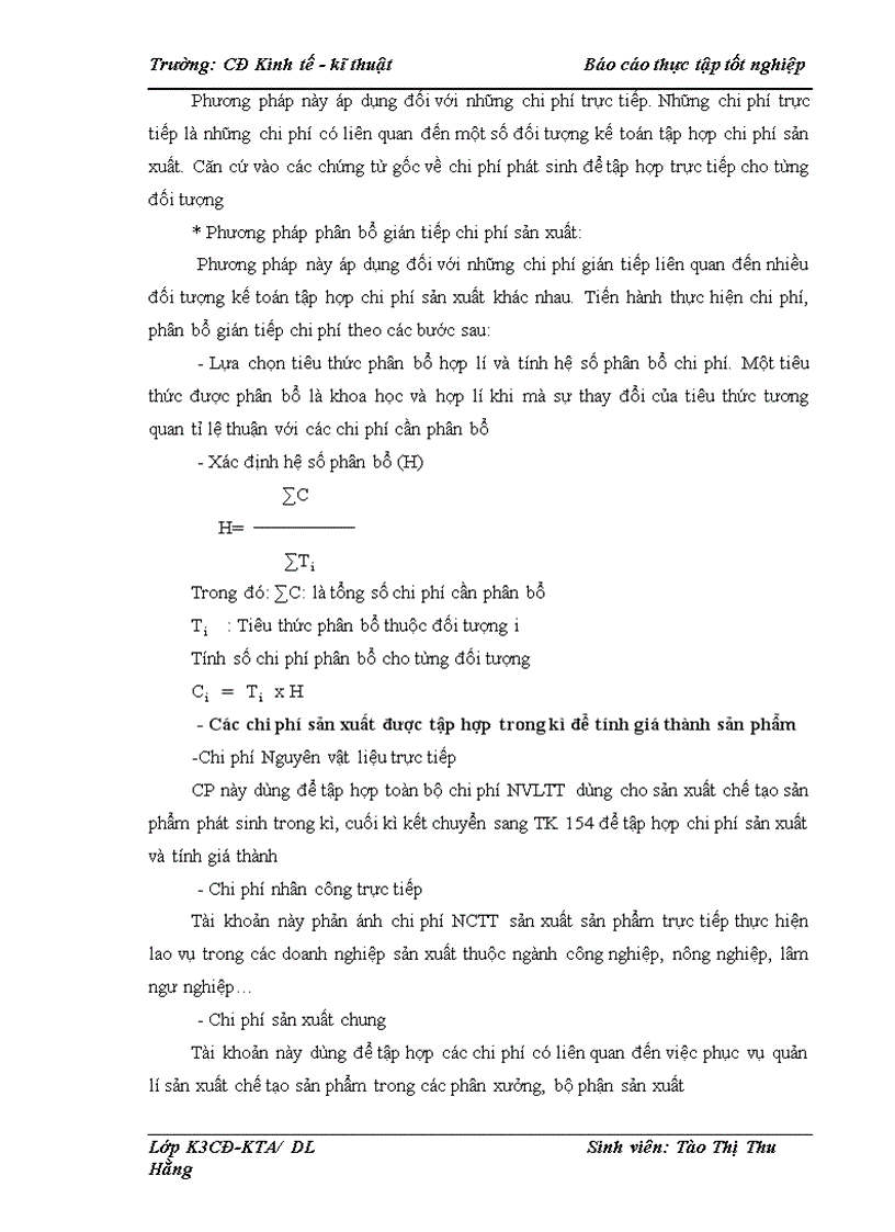 image for page Tổ chức công tác kế toán tập hợp chi phí sản xuất và tính giá thành sản phẩm tại Hợp tác xã Xuân Dương