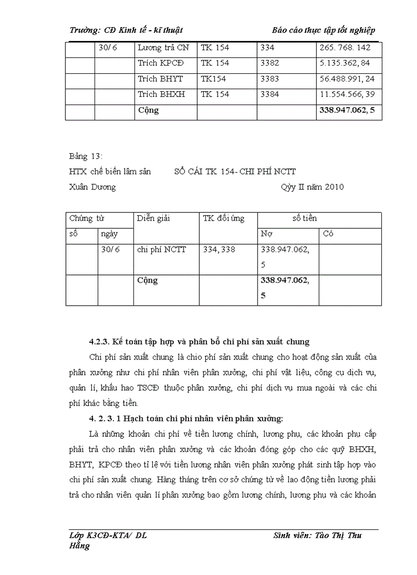 image for page Tổ chức công tác kế toán tập hợp chi phí sản xuất và tính giá thành sản phẩm tại Hợp tác xã Xuân Dương