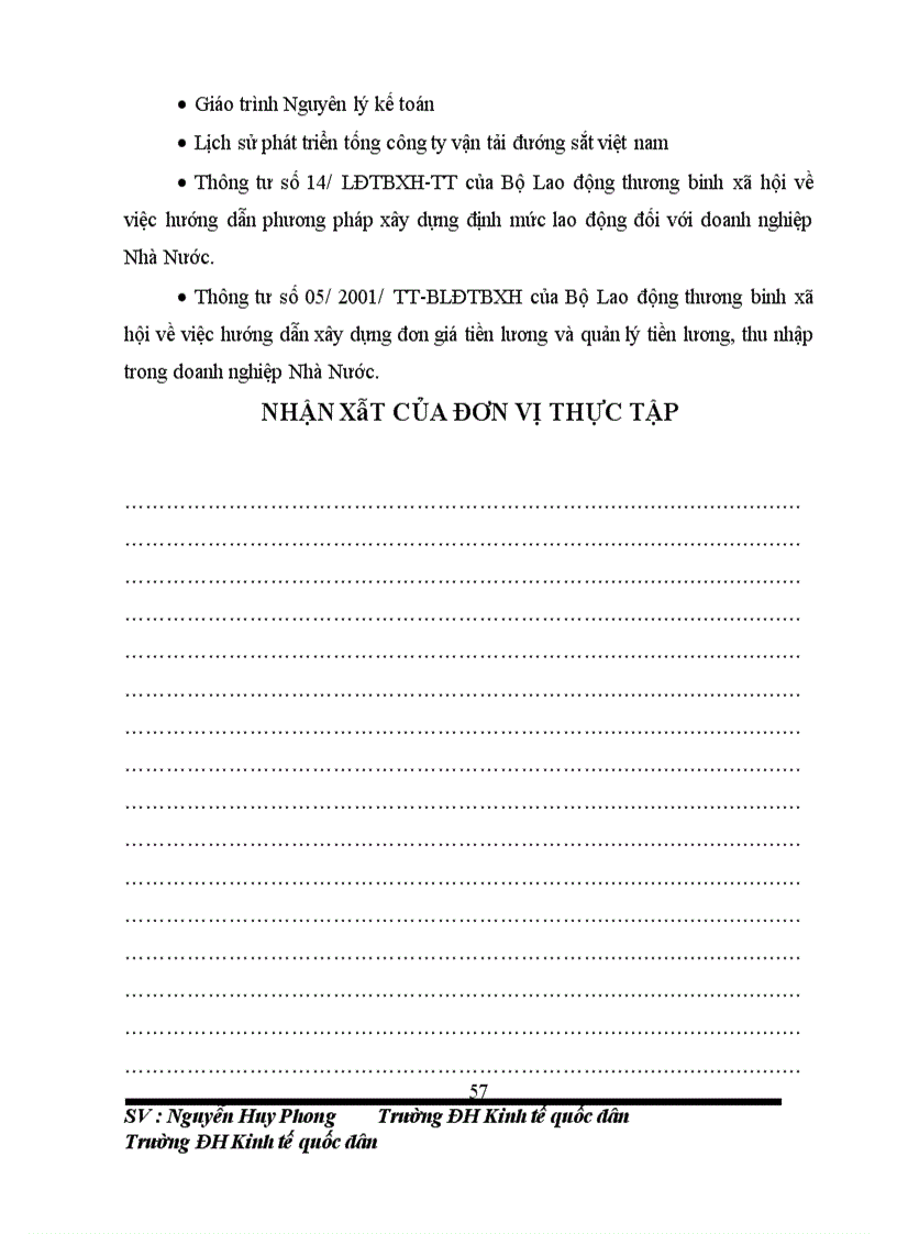 image for page Hoàn thiện hạch toán tiền lương và các khoản trích theo lương tại tại xí nghiệp vận tải đường sắt thanh hóa