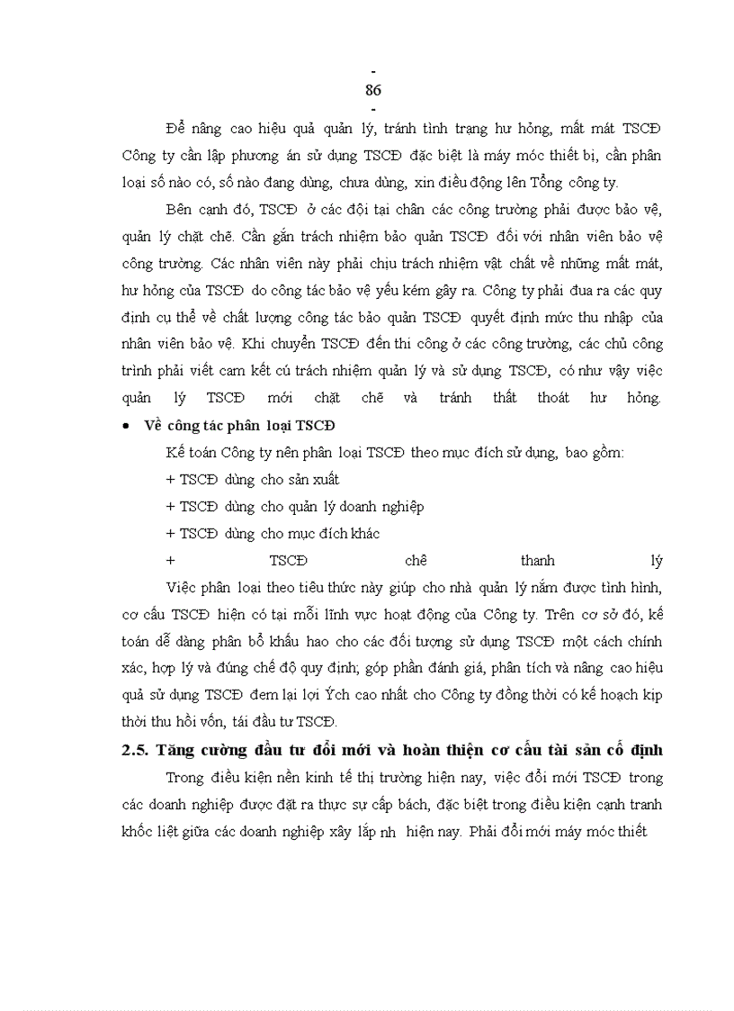 image for page Hoàn thiện hạch toán tài sản cố định với việc nâng cao hiệu quả sử dụng tài sản cố định tại Công ty xây dựng số 2 – Vinaconco2