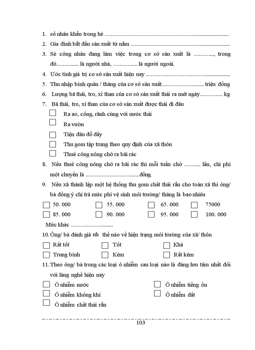 image for page Bước đầu tính toán hiệu quả kinh tế của việc thiết lập hệ thống thu gom chất thải rắn làng giấy Phong Khê, huyện Yên Phong, tỉnh Bắc Ninh