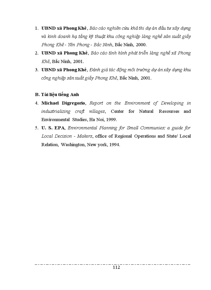 image for page Bước đầu tính toán hiệu quả kinh tế của việc thiết lập hệ thống thu gom chất thải rắn làng giấy Phong Khê, huyện Yên Phong, tỉnh Bắc Ninh